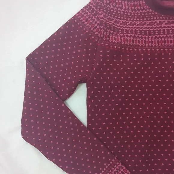 Fabletics Holly Seamless Long Sleeve Top, Color Purple/Pink, Size L - Picture 6 of 13